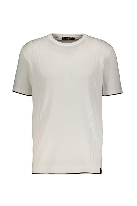Cazador Regular Fit Erkek Tişört 34185 Ekru Cazador Regular Fit Erkek Tişört 34185 Ekru