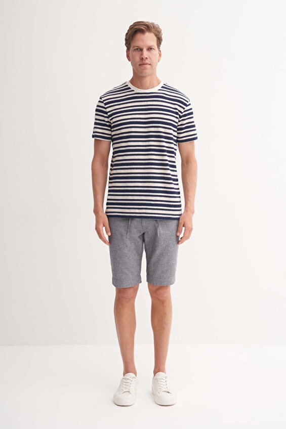 Cazador Slim Fit Erkek Tişört 40340 Lacivert Cazador Slim Fit Erkek Tişört 40340 Lacivert