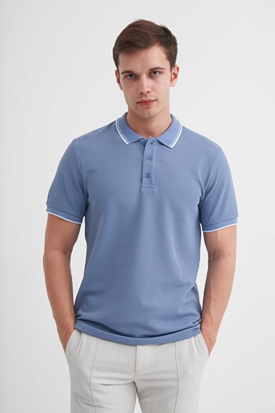 Cazador Slim Fit Erkek Tişört 42470 Indıgo Cazador Slim Fit Erkek Tişört 42470 Indıgo