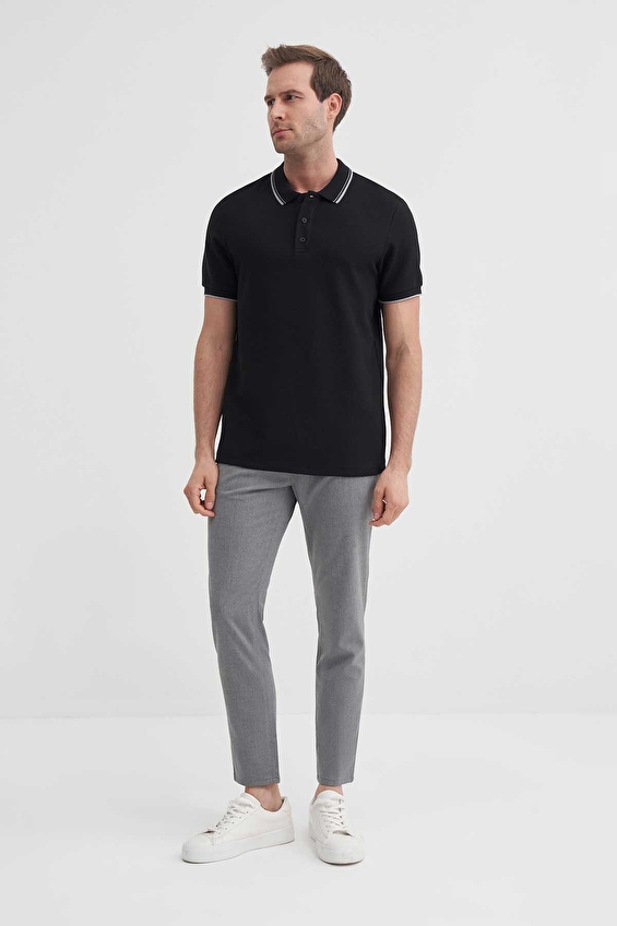 Cazador Slim Fit Erkek Tişört 42470 Siyah Cazador Slim Fit Erkek Tişört 42470 Siyah