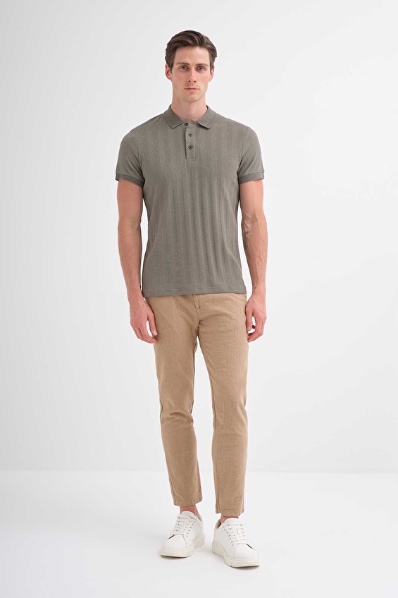 Cazador Regular Fit Erkek Tişört 41020 Haki Cazador Regular Fit Erkek Tişört 41020 Haki