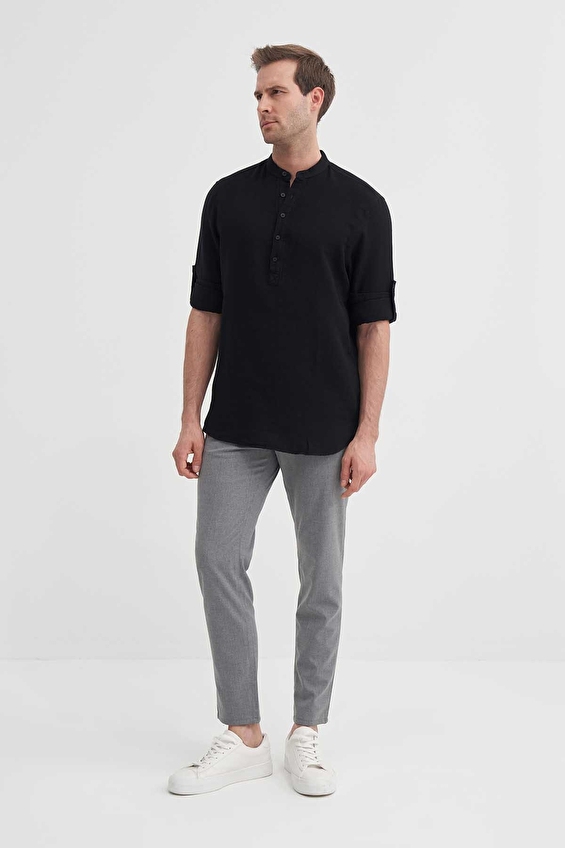 Cazador Regular Fit Erkek Gömlek 20250 Siyah Cazador Regular Fit Erkek Gömlek 20250 Siyah