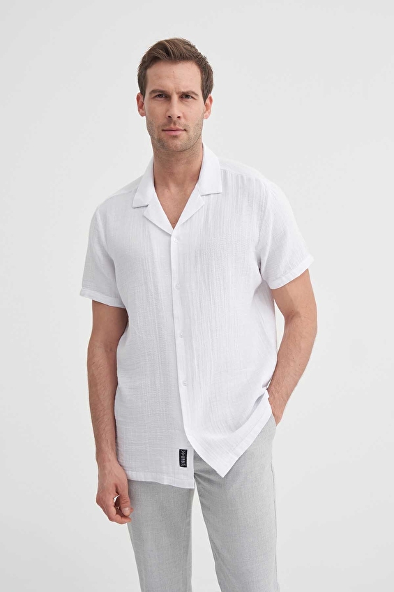 Cazador Regular Fit Erkek Gömlek 20390 Beyaz Cazador Regular Fit Erkek Gömlek 20390 Beyaz