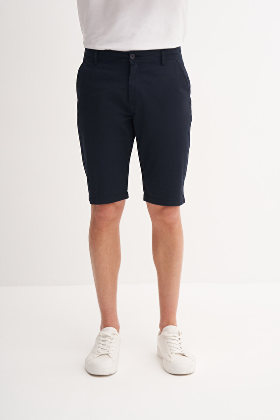 Cazador Slim Fit Erkek Bermuda 60010 Lacivert Cazador Slim Fit Erkek Bermuda 60010 Lacivert
