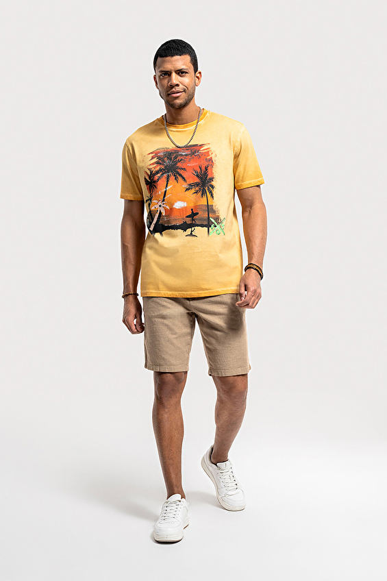 Loft Essential Erkek Şort LF2029713 STN Taş Loft Essential Erkek Şort LF2029713 STN Taş