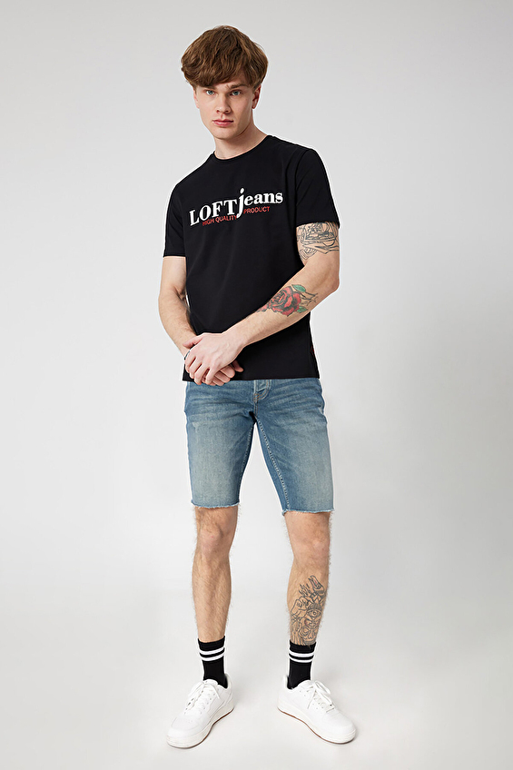 Loft Erkek Kot Şort LF2032717 DN11503 Denım Loft Erkek Kot Şort LF2032717 DN11503 Denım