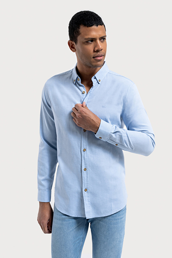 Loft Erkek Gömlek LF2035042 BLE Mavi Loft Erkek Gömlek LF2035042 BLE Mavi
