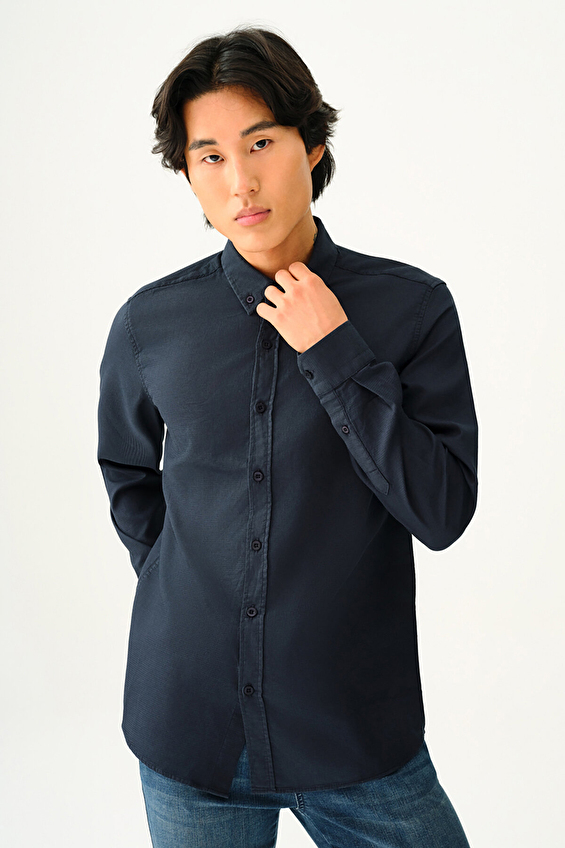 Loft Erkek Gömlek LF2030872 NAV Lacivert Loft Erkek Gömlek LF2030872 NAV Lacivert