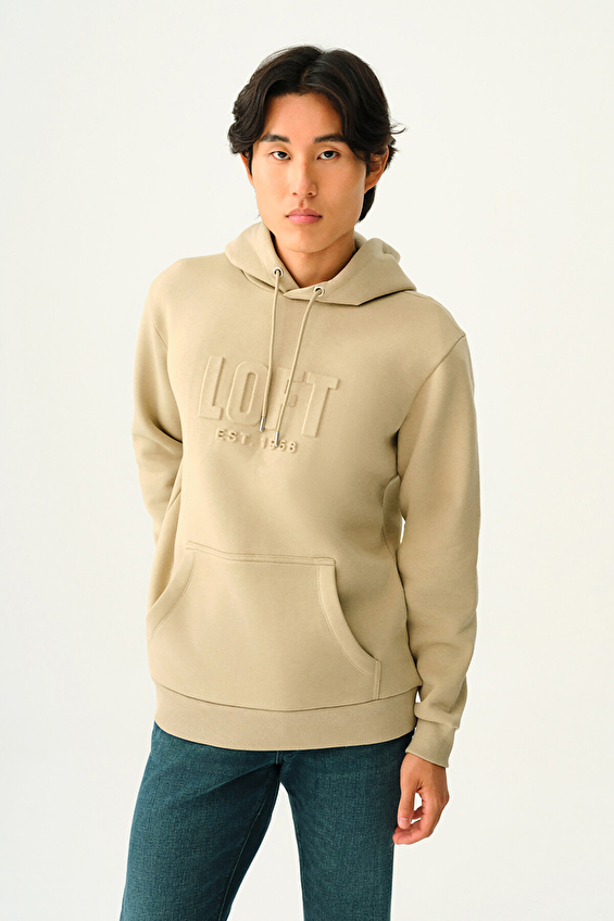 Loft Erkek Sweatshirt LF2037102 DSN Taş Loft Erkek Sweatshirt LF2037102 DSN Taş