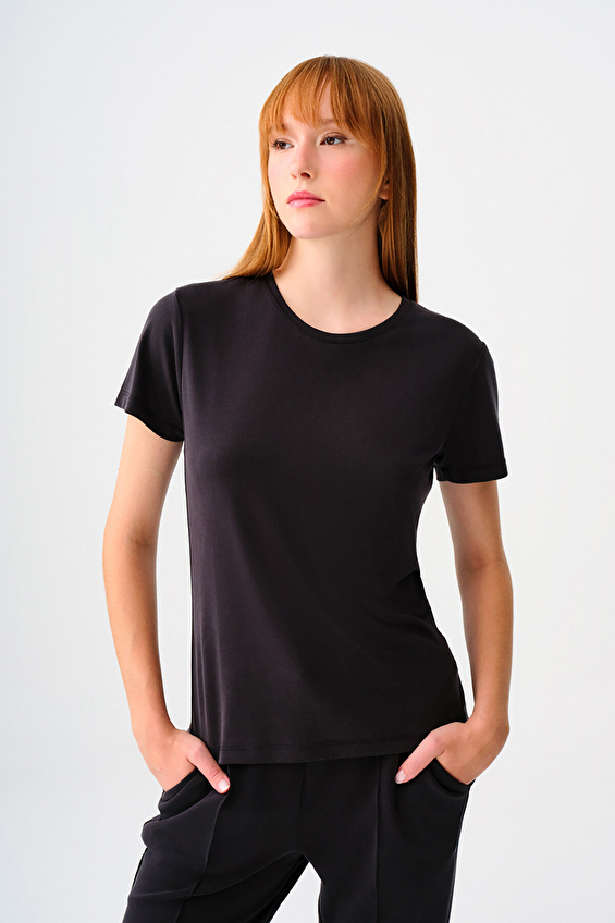 Loft Kadın Tişört LF2036942 Antrasit Loft Kadın Tişört LF2036942 Antrasit