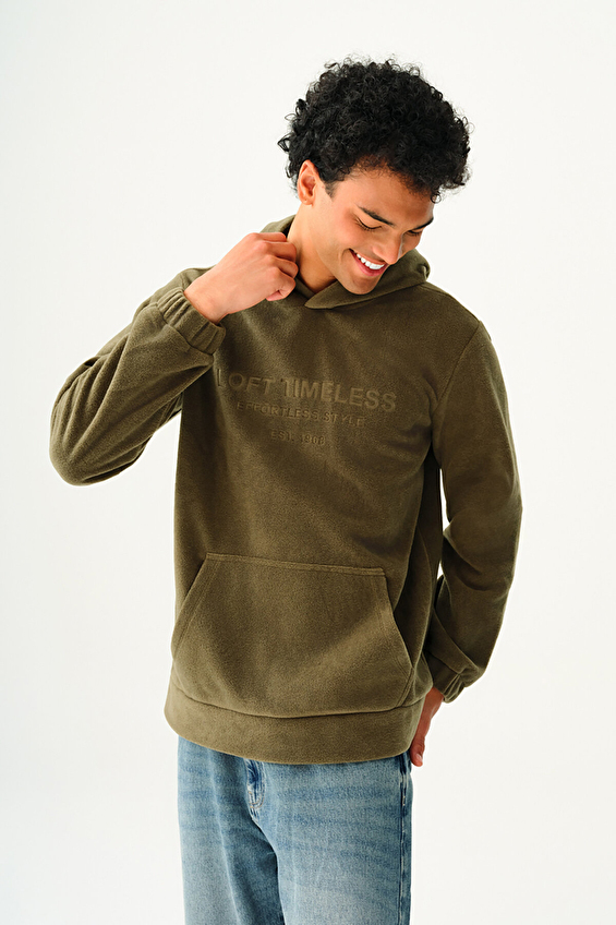 Loft Erkek Sweatshirt LF2037418 KHA Haki Loft Erkek Sweatshirt LF2037418 KHA Haki