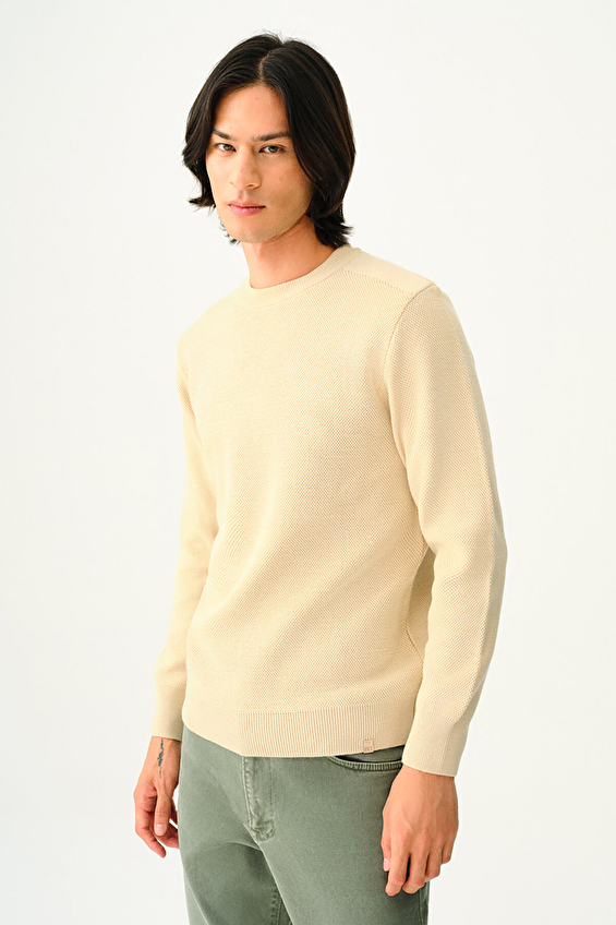 Loft Erkek Kazak LF2036726 STN Taş Loft Erkek Kazak LF2036726 STN Taş