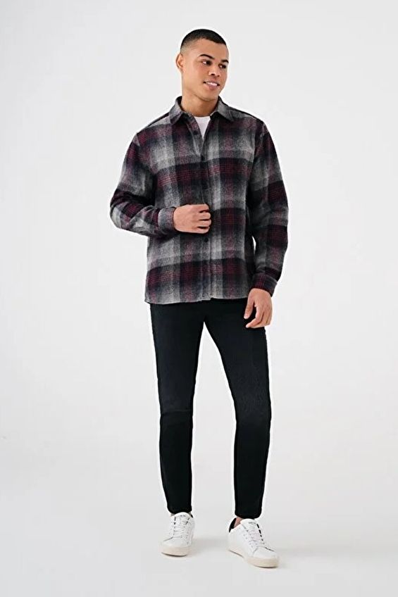 Loft Erkek Gömlek LF2037406 ANT Antrasit Loft Erkek Gömlek LF2037406 ANT Antrasit