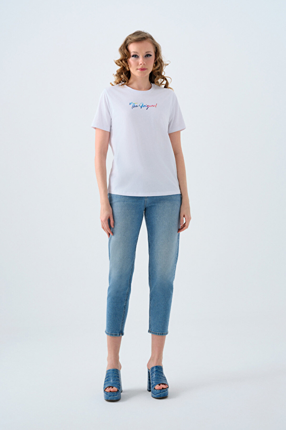 Loft Kadın Kot Pantolon LF2038773 Denım Loft Kadın Kot Pantolon LF2038773 Denım