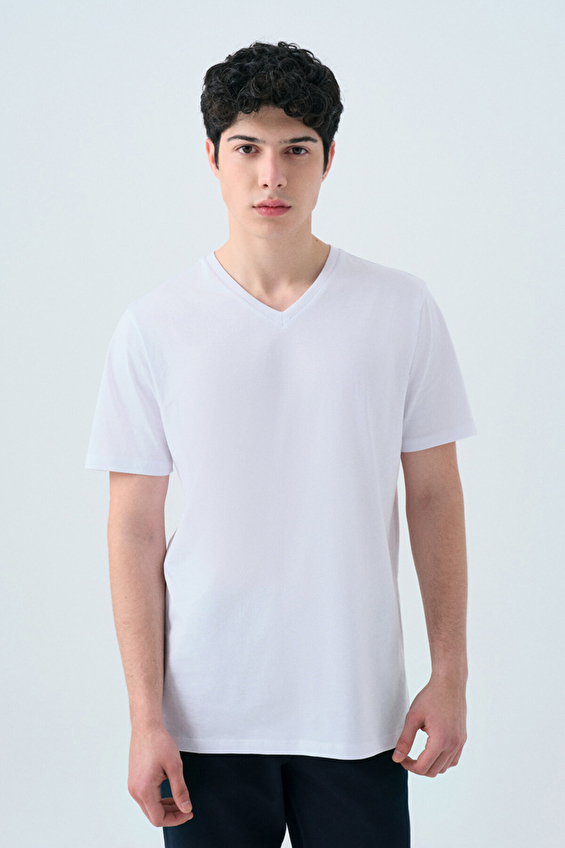 Loft Essential Erkek Tişört LF2029279 WHT Beyaz Loft Essential Erkek Tişört LF2029279 WHT Beyaz