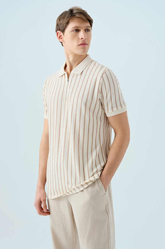 Loft Erkek Polo Yaka Tişört LF2038569 LBR Kahverengi Loft Erkek Polo Yaka Tişört LF2038569 LBR Kahverengi