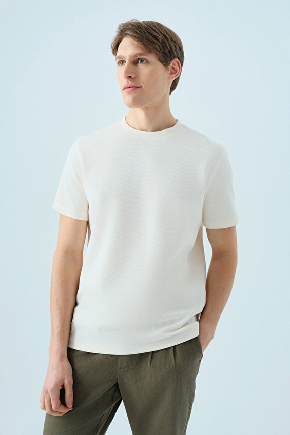 Loft Erkek Tişört LF2034875 ECR Ekru Loft Erkek Tişört LF2034875 ECR Ekru