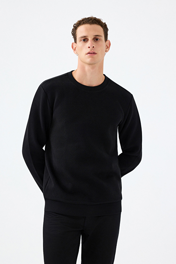 Loft Erkek Sweatshirt LF2040993 BLK Siyah Loft Erkek Sweatshirt LF2040993 BLK Siyah