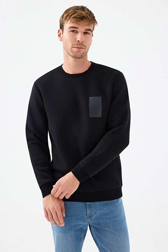 Loft Erkek Sweatshirt LF2041111 BLK Siyah Loft Erkek Sweatshirt LF2041111 BLK Siyah