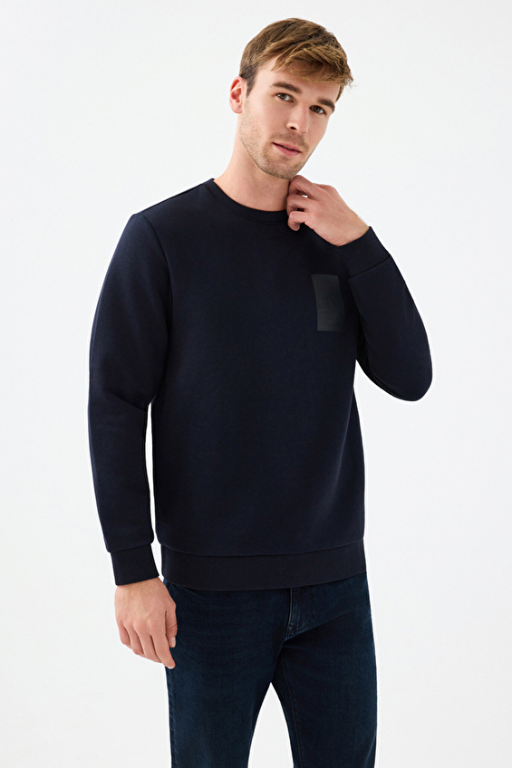 Loft Erkek Sweatshirt LF2041111 DNV Lacivert Loft Erkek Sweatshirt LF2041111 DNV Lacivert