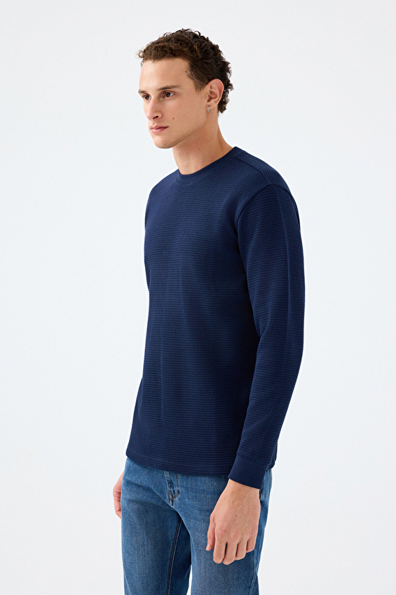 Loft Erkek Sweatshirt LF2040680 DNV Lacivert Loft Erkek Sweatshirt LF2040680 DNV Lacivert