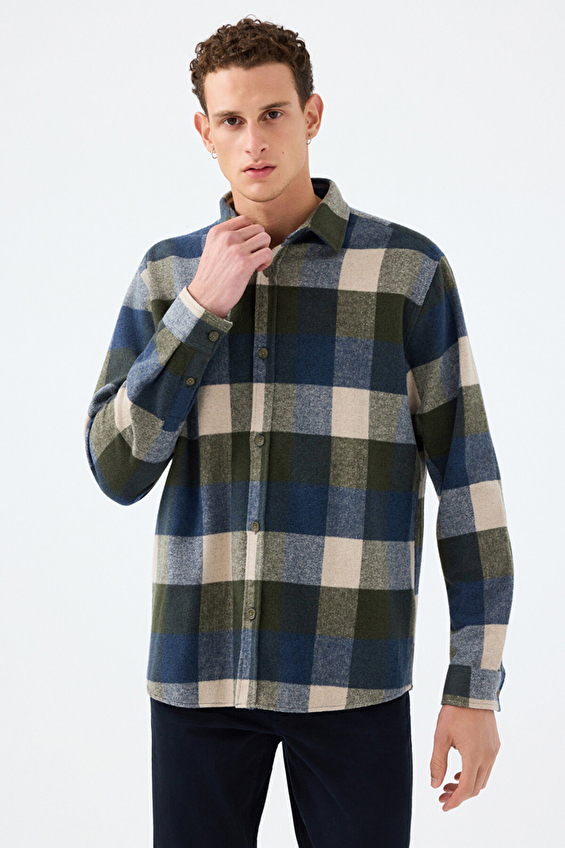 Loft Erkek Gömlek LF2041438 KHA Haki Loft Erkek Gömlek LF2041438 KHA Haki