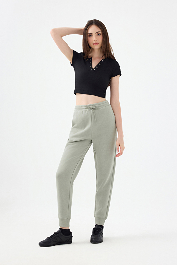 Loft Kadın Eşofman Altı LF2033680 Yeşil Loft Kadın Eşofman Altı LF2033680 Yeşil