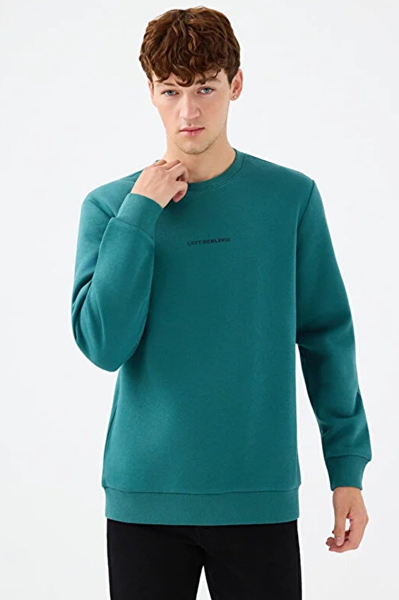 Loft Erkek Sweatshirt LF2034268 DPT Mavi Loft Erkek Sweatshirt LF2034268 DPT Mavi