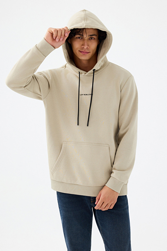 Loft Erkek Sweatshirt LF2034269 DSN Taş Loft Erkek Sweatshirt LF2034269 DSN Taş