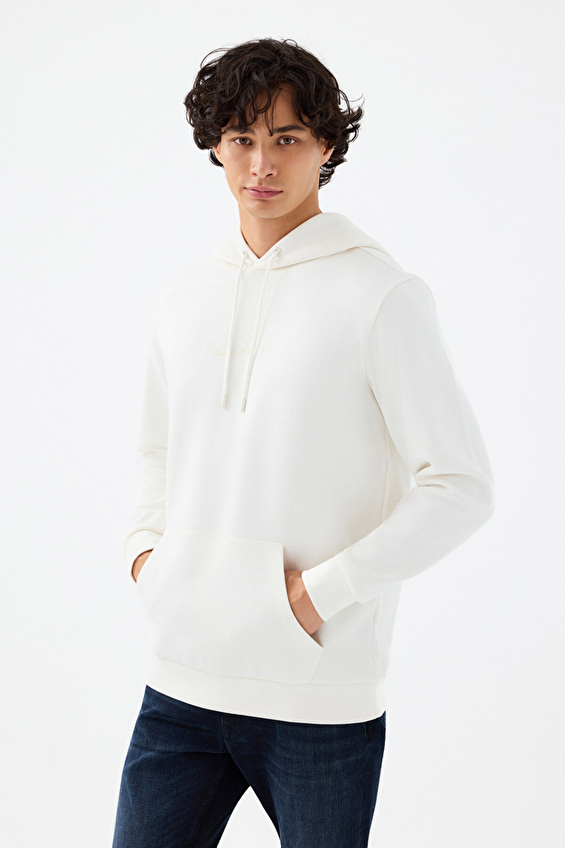 Loft Erkek Sweatshirt LF2041082 OFW Kırık beyaz Loft Erkek Sweatshirt LF2041082 OFW Kırık beyaz