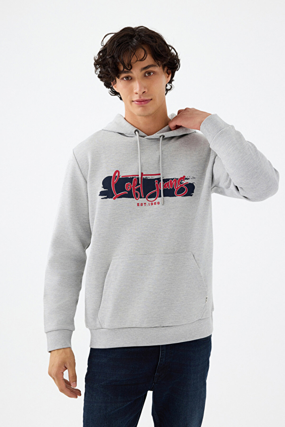 Loft Erkek Sweatshirt LF2041912 MGA Gri Loft Erkek Sweatshirt LF2041912 MGA Gri