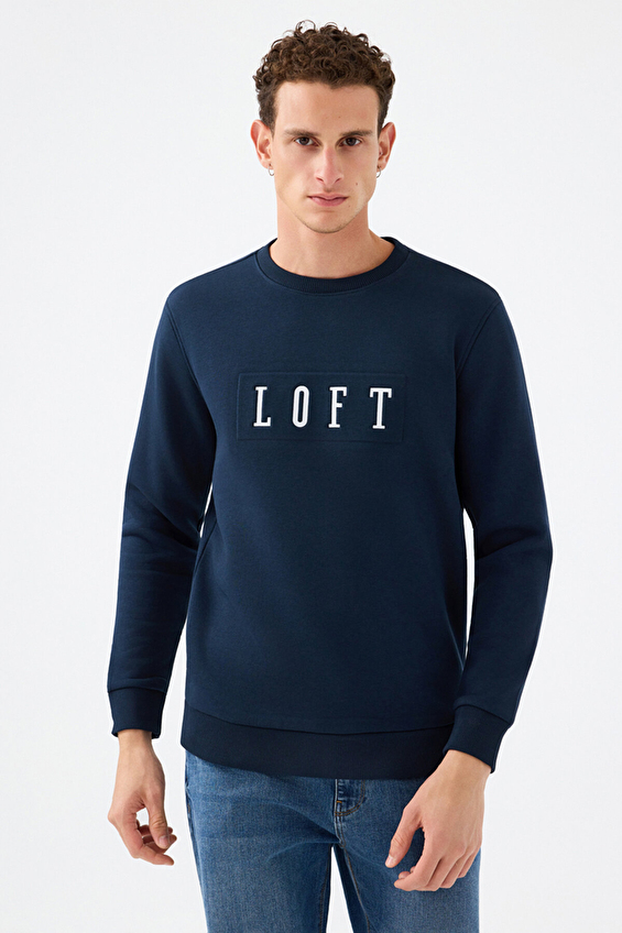 Loft Erkek Sweatshirt LF2041102 NAV Lacivert Loft Erkek Sweatshirt LF2041102 NAV Lacivert