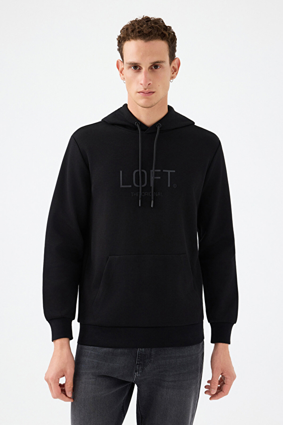 Loft Erkek Sweatshirt LF2041153 BLK Siyah Loft Erkek Sweatshirt LF2041153 BLK Siyah