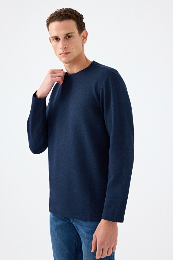 Loft Erkek Sweatshirt LF2041476 NAV Lacivert Loft Erkek Sweatshirt LF2041476 NAV Lacivert