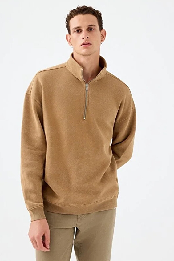 Loft Erkek Sweatshirt LF2040574 DBG Bej Loft Erkek Sweatshirt LF2040574 DBG Bej