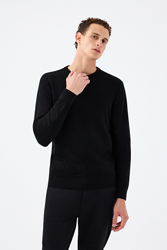 Loft Erkek Kazak LF2040477 BLK Siyah Loft Erkek Kazak LF2040477 BLK Siyah