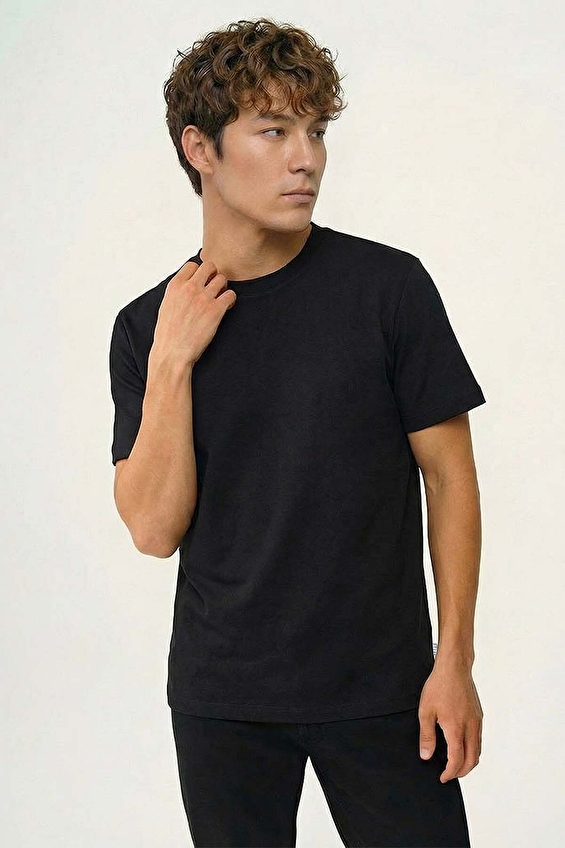 Loft Erkek Tişört LF2042724 BLK Siyah Loft Erkek Tişört LF2042724 BLK Siyah