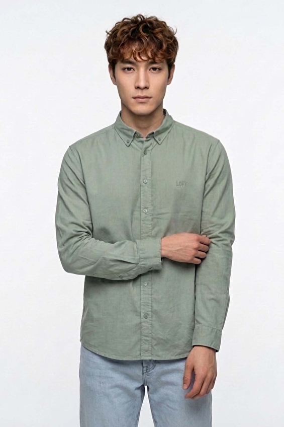 Loft Erkek Gömlek LF2042324 FGR Açık yeşil Loft Erkek Gömlek LF2042324 FGR Açık yeşil