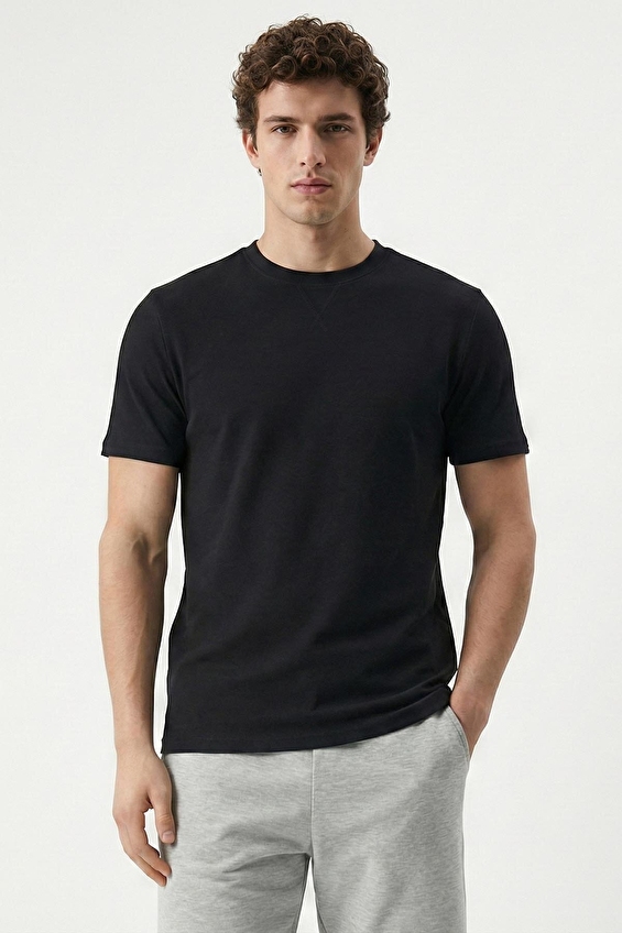 Loft Erkek Tişört LF2034875 BLK Siyah Loft Erkek Tişört LF2034875 BLK Siyah