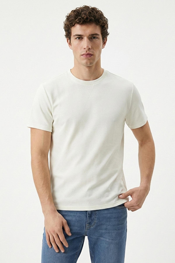 Loft Erkek Tişört LF2034875 ECR Ekru Loft Erkek Tişört LF2034875 ECR Ekru