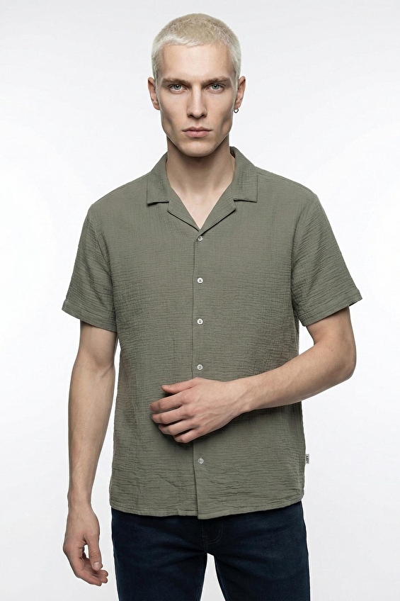 Loft Erkek Gömlek LF2043177 KHA Haki Loft Erkek Gömlek LF2043177 KHA Haki