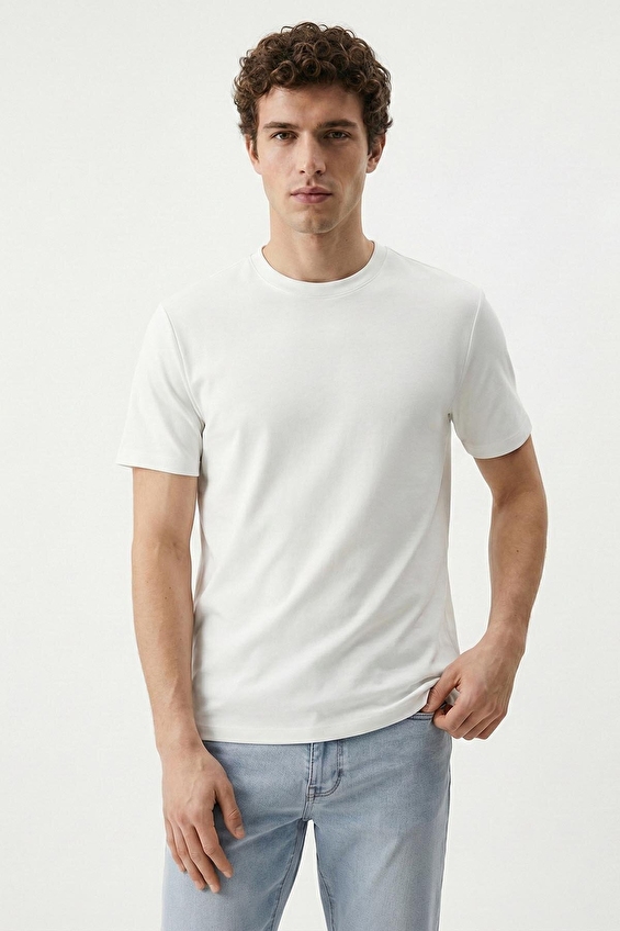 Loft Erkek Tişört LF2042724 OFW Kırık beyaz Loft Erkek Tişört LF2042724 OFW Kırık beyaz