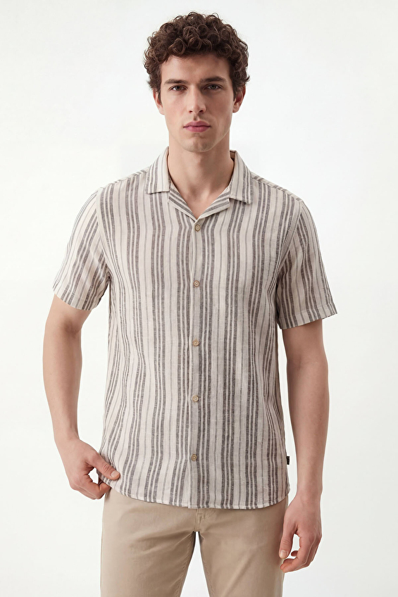 Loft Erkek Gömlek LF2038621 BRW Kahverengi Loft Erkek Gömlek LF2038621 BRW Kahverengi