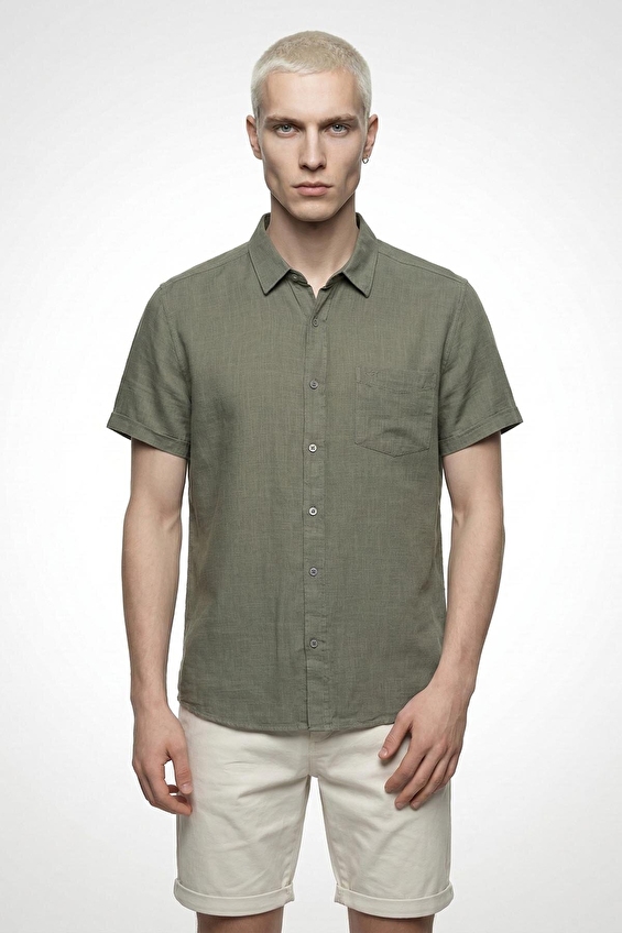 Loft Erkek Gömlek LF2042321 KHA Haki Loft Erkek Gömlek LF2042321 KHA Haki