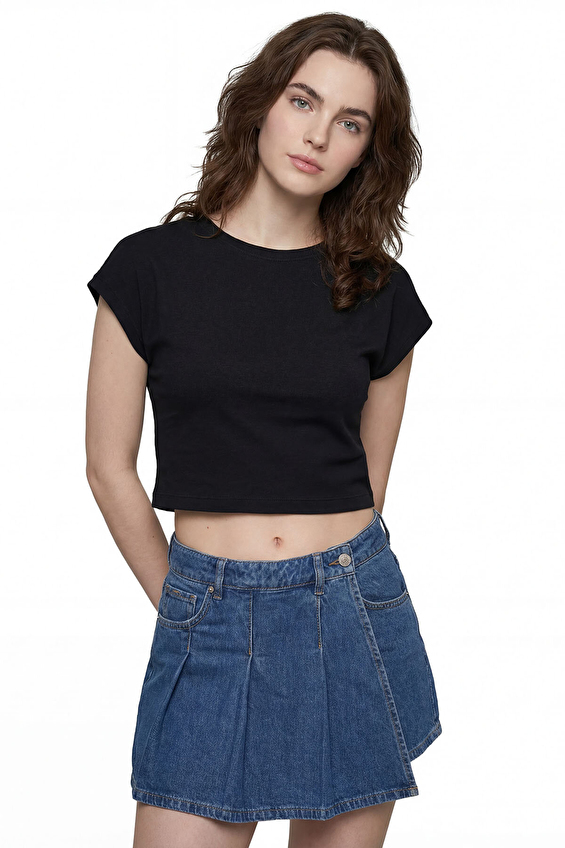 Loft Kadın Tişört LF2038434 Siyah Loft Kadın Tişört LF2038434 Siyah