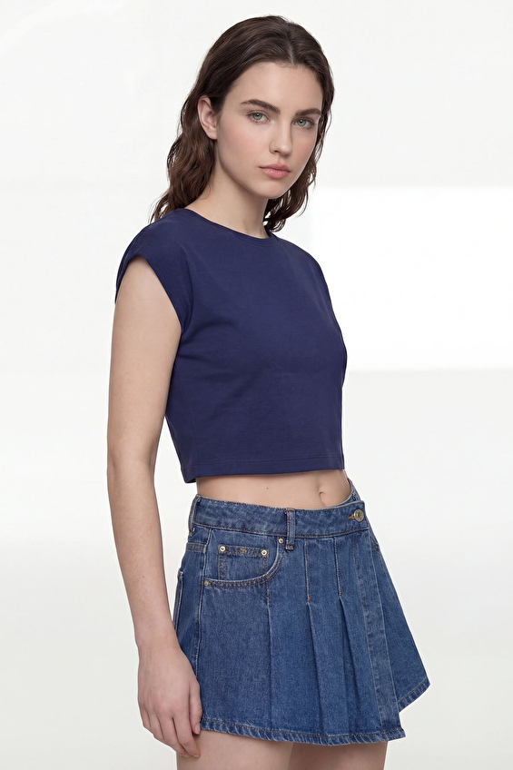 Loft Kadın Tişört LF2038434 Lacivert Loft Kadın Tişört LF2038434 Lacivert