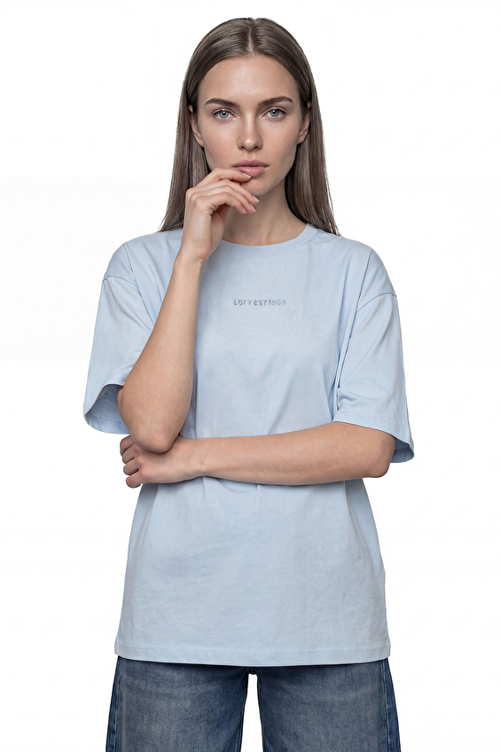 Loft Kadın Tişört LF2038720 Açık mavi Loft Kadın Tişört LF2038720 Açık mavi
