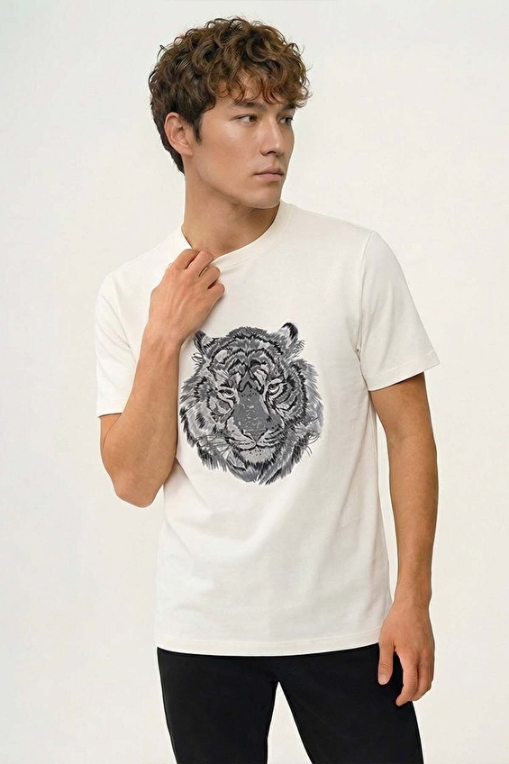 Loft Erkek Tişört LF2042493 WHT Beyaz Loft Erkek Tişört LF2042493 WHT Beyaz