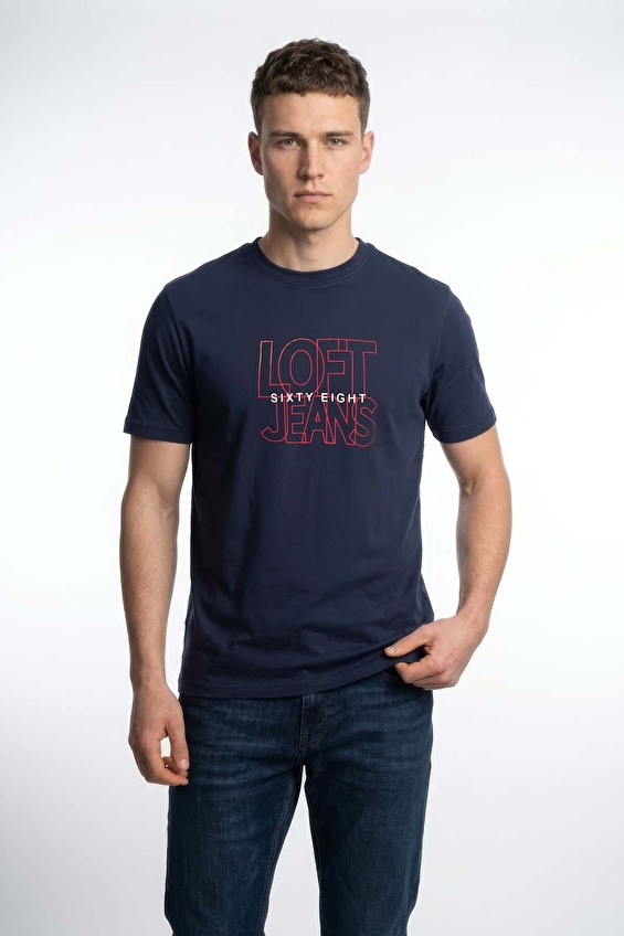 Loft Erkek Tişört LF2042736 NAV Lacivert Loft Erkek Tişört LF2042736 NAV Lacivert