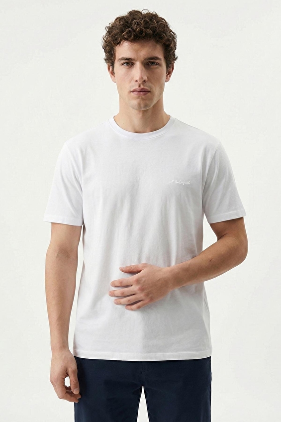 Loft Erkek Tişört LF2042953 WHT Beyaz Loft Erkek Tişört LF2042953 WHT Beyaz